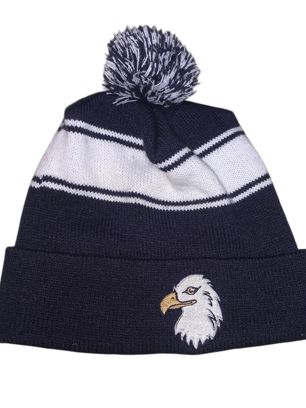 Sport Tek Eagles Pom Beanie Knit
